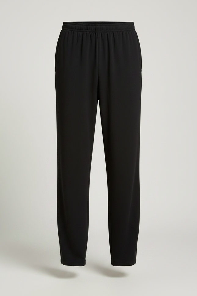 Pantalon Fluide Homme Noir Ample Confort Décontracté - Viscose - vue 3