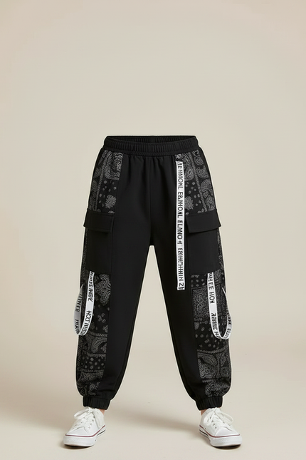 Pantalon Fluide Imprimé Cachemire - Polyester - vue 3