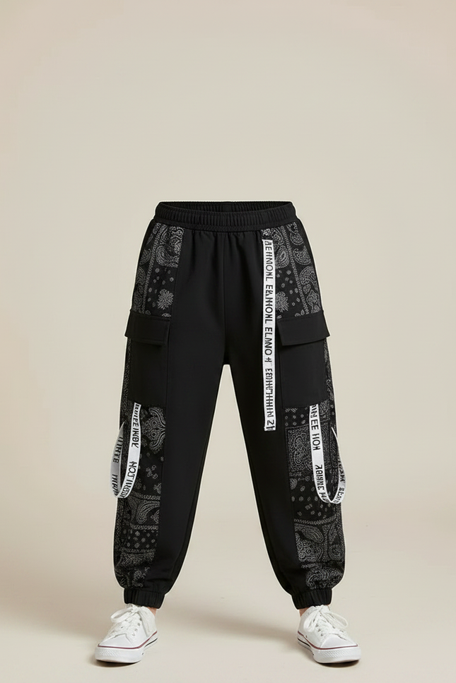 Pantalon Fluide Imprimé Cachemire - Polyester - vue 3